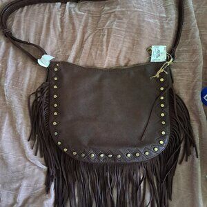 BOHO LEATHER BAG NEW WITH TAG